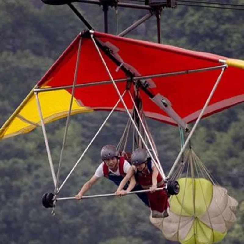 Outdoor Adventure Ziplines & Waterfall - Açık Hava Zipline Kaydırakları Heyecan Verici