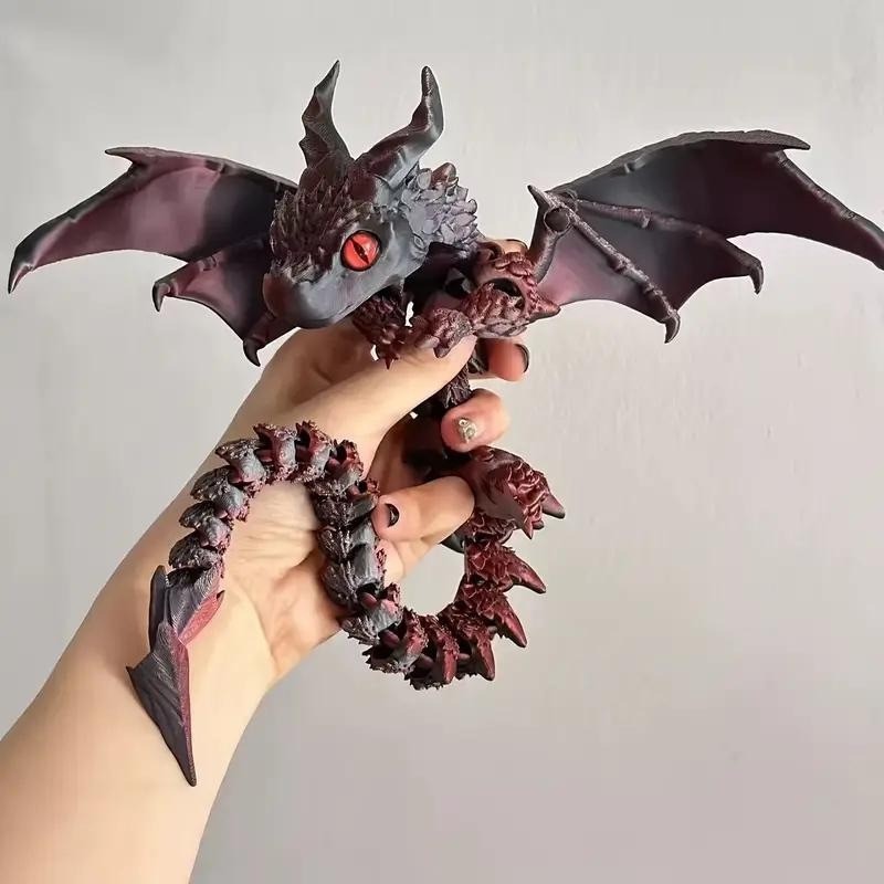 Outdoor Adventure Gifts - 3D Baskılı Çift Açılı Uçan Ejderha