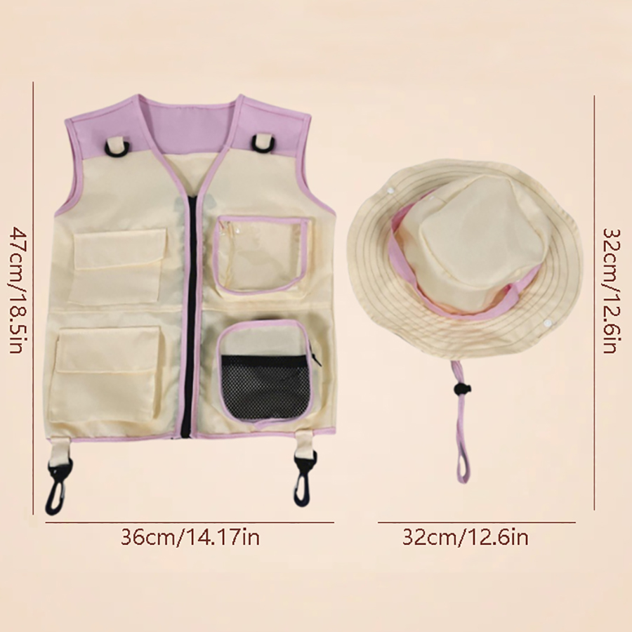 Çocuk Explorer yelek şapka tak - Outdoor Adventure Outfit incelemesi ve fiyatı