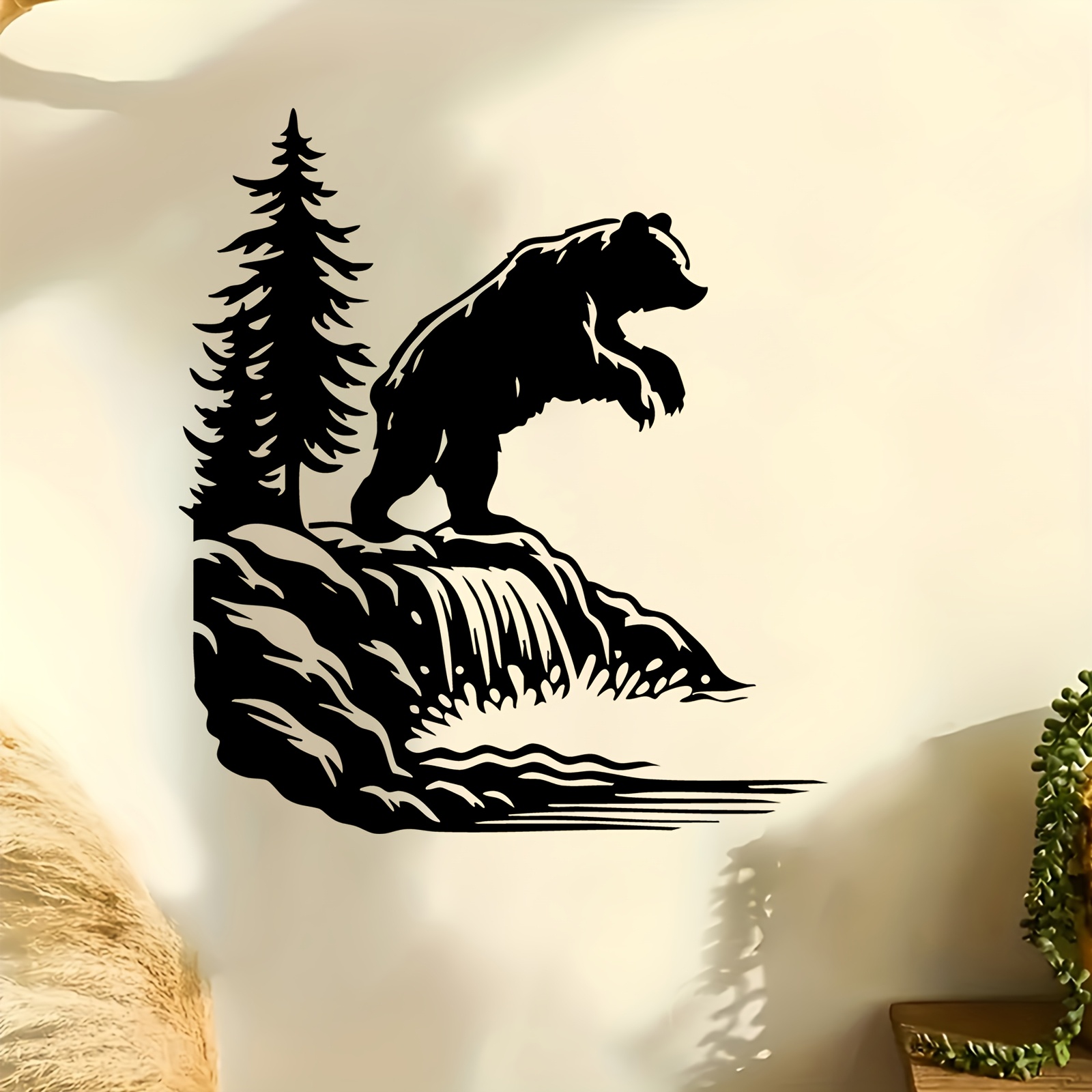 Ayı ve Şelale Metal Duvar Sana - Outdoor Adventure Gifts incelemesi ve fiyatı