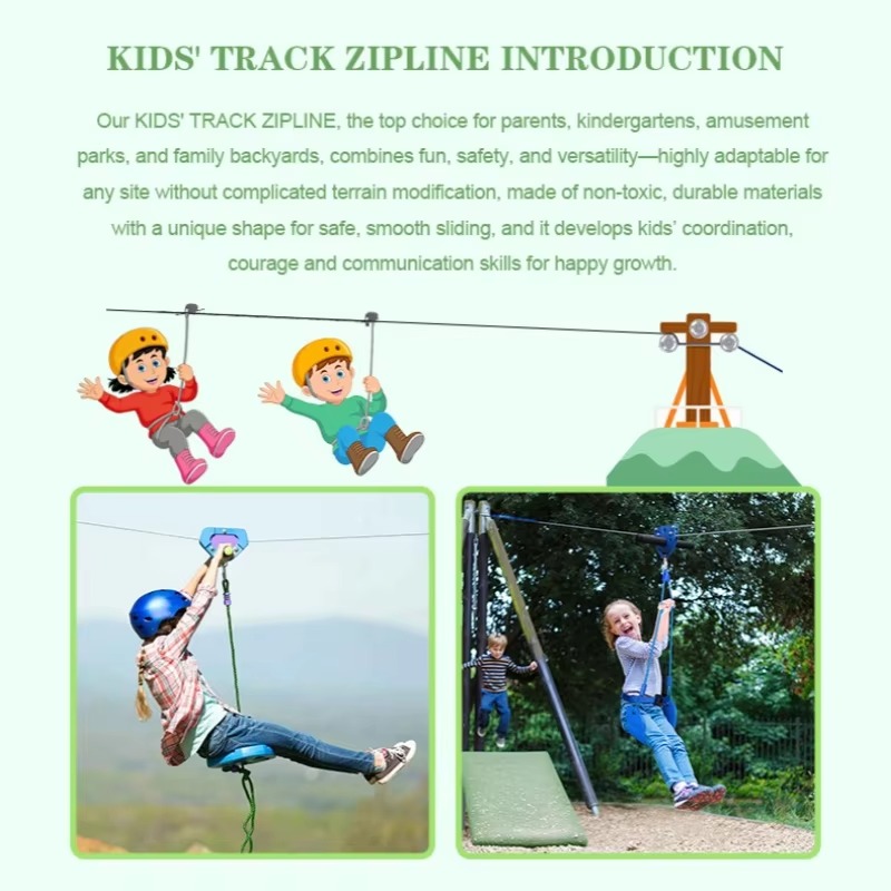 Açık Hava Zipline Oyun Seti, A - Outdoor Adventure Ziplines & Waterfall incelemesi ve fiyatı